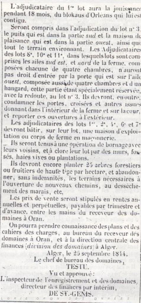 ECHO D ORAN SAMEDI 12 OCTOBRE 1844 PAGE 99 21.JPG